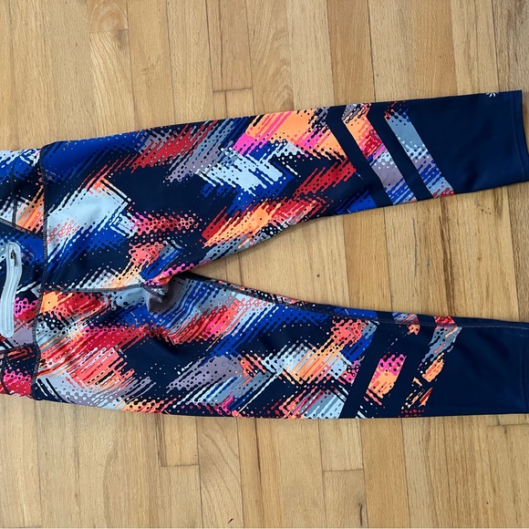 Athleta Multicolored Capri Leggings - Picture 2 of 5